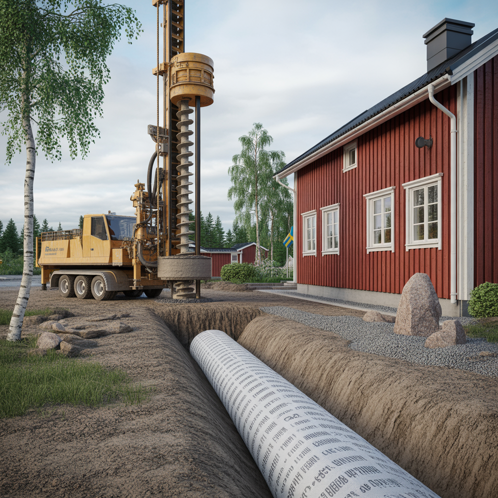 stabilisering av lerig tomtmark metoder och kostnad