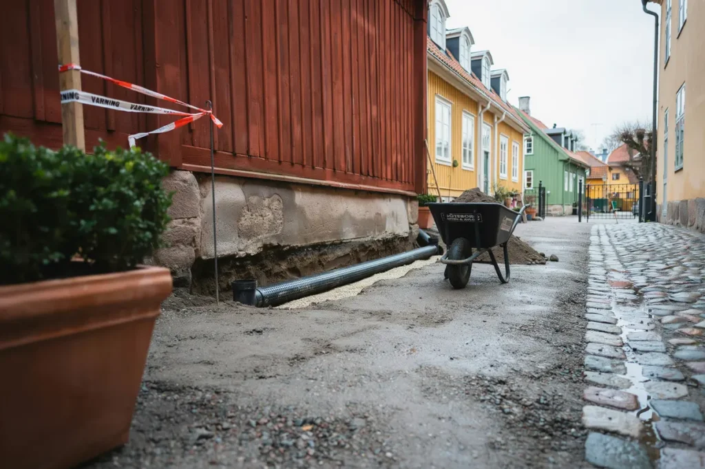 dr nering kring k llargrund p innerg rd i haga g teborg