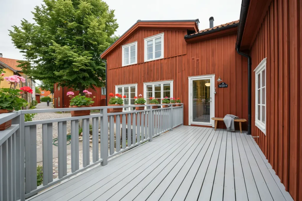 platsbyggd altan med r cke i majorna g teborg